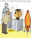 Cartoon: arhiologia (small) by Miro tagged arhiologia