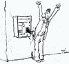 Cartoon: bankomat (small) by Miro tagged bankomat