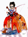 Cartoon: Dragan Mijalkovski (small) by Miro tagged muzika