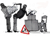Cartoon: elections action (small) by Miro tagged elections