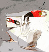 Cartoon: exspert fotball (small) by Miro tagged exspert