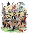 Cartoon: footbal club from my street (small) by Miro tagged footbal,my,street