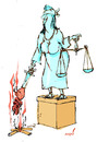 Cartoon: justice (small) by Miro tagged justice