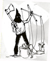 Cartoon: marioneta (small) by Miro tagged marionet