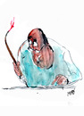 Cartoon: no comment (small) by Miro tagged no,comment