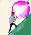 Cartoon: no text (small) by Miro tagged no,text