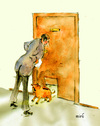 Cartoon: no text (small) by Miro tagged no,text