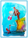 Cartoon: no text (small) by Miro tagged no,text