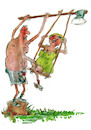 Cartoon: no text (small) by Miro tagged no,text