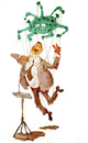 Cartoon: no text (small) by Miro tagged no,text
