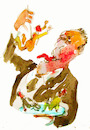 Cartoon: no text (small) by Miro tagged no,text