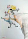 Cartoon: no text (small) by Miro tagged no,text