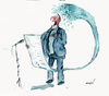 Cartoon: no title (small) by Miro tagged no,title