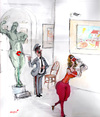 Cartoon: no title (small) by Miro tagged no,title