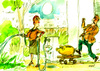 Cartoon: no title (small) by Miro tagged no,title