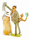 Cartoon: selfi (small) by Miro tagged selfi