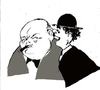 Cartoon: WINSTON CHERCHILL (small) by Miro tagged no,koment