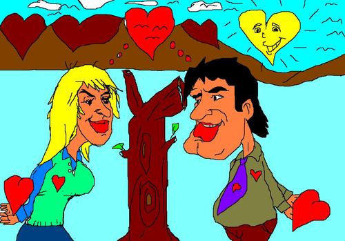 Cartoon: sevgililer günü (medium) by SiR34 tagged day,valentines