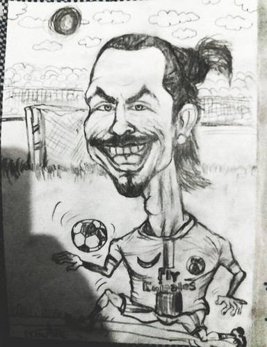 Cartoon: Zlatan ibrahimovic (medium) by SiR34 tagged zlatan