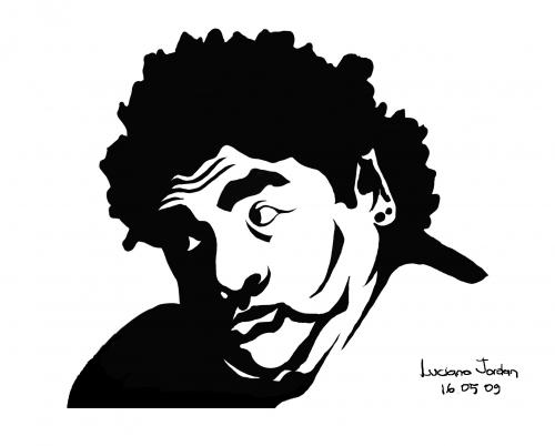 Cartoon: Diego Maradona (medium) by LucianoJordan tagged futebol,jogador,argentino,argentina,caricatura