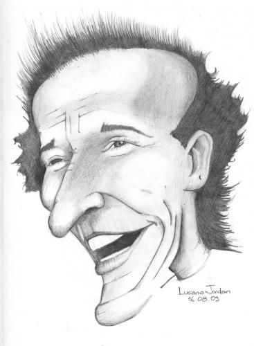 Cartoon: Roberto Benigni (medium) by LucianoJordan tagged caricature,cinema,grafite,pencil