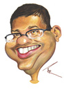 Cartoon: Luciano Jordan by Besik (small) by LucianoJordan tagged besik,caricatura,georgia,luciano,jordan