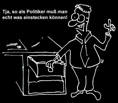 Cartoon: Politiker (medium) by Newbridge tagged politiker,schublade,geld,bezahlung,korruption