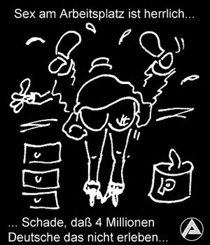 Cartoon: Sex am Arbeitsplatz (medium) by Newbridge tagged arbeitsplatz,büro,arbeitsamt,office