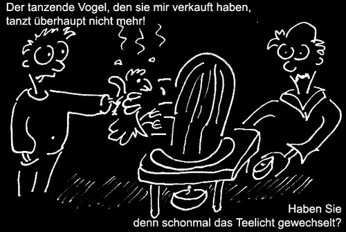 Cartoon: Tanzender Vogel (medium) by Newbridge tagged teelicht,tanz,vogel,käfig,tierquäler