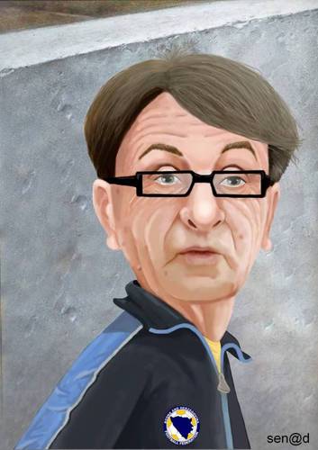 Cartoon: Miroslav Ciro Blazevic (medium) by Senad tagged ciro,senad,nadarevic,bosnia,bosna,karikatura