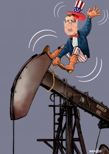 Cartoon: Oil (medium) by Senad tagged oil,senad,nadarevic,bosnia,bosna,karikatura