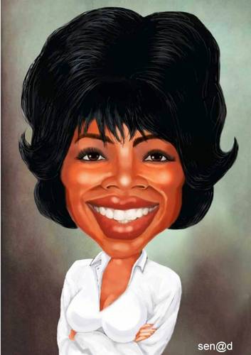 Cartoon: Oprah Winfrey (medium) by Senad tagged oprah,winfrey,senad,nadarevic,bosnia,bosna,karikatura