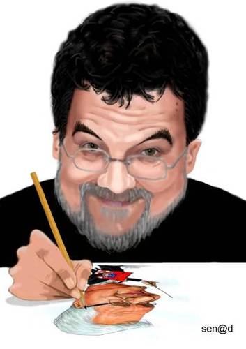 Cartoon: Petar Pismestrovic (medium) by Senad tagged petar,pismestrovic,senad,nadarevic,bosnia,bosna,karikatura