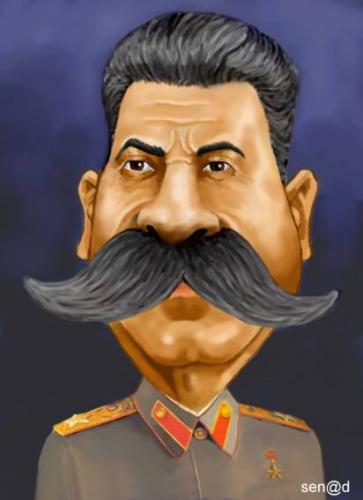 Cartoon: Stalin (medium) by Senad tagged stalin,senad,nadarevic,bosna,bosnia,karikatura