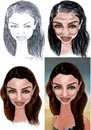 Cartoon: Aishwarya Rai (small) by Senad tagged aishwarya,rai,senad,nadarevic,bosna,bosnia,karikatura