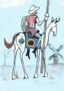 Cartoon: DON QUICHOTTE (small) by Senad tagged don,quichotte,senad,nadarevic,bosnia,bosna,karikatura