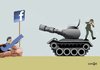 Cartoon: Facebook (small) by Senad tagged senad nadarevic bosnia bosna karikatura facebook