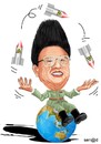 Cartoon: Kim Jong II (small) by Senad tagged kim,jong,senad,nadarevic,bosnia,bosna,karikatura