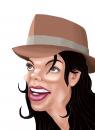 Cartoon: Michael Jackson (small) by Senad tagged senad,nadarevic,portrait,bosnia,bosna,karikatura