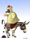 Cartoon: Nasreddin Hoca (small) by Senad tagged nasreddin hoca senad nadarevic bosnia bosna karikatura