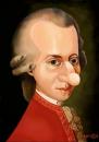 Cartoon: Wolfgang Amadeus Mozart (small) by Senad tagged wolfgang amadeus mozart senad nadarevic bosnia bosna karikatura