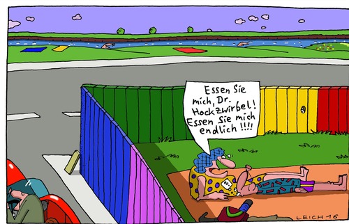 Cartoon: abgelegenes Gärtchen (medium) by Leichnam tagged abgelegenes,gärtchen,mittag,essen,speise,hockzwirbel,wunsch,sonderwunsch,liebe,ausruhen,unruhe,endlich,aufforderung