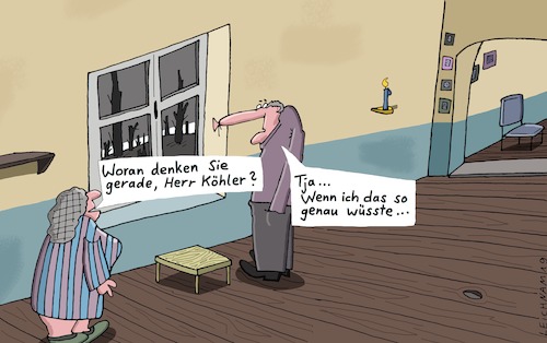 Cartoon: Am Fenster (medium) by Leichnam tagged fenster,denken,köhler,tja,baumleichen,düsternis,abgelegen,leichnam,leichnamcartoon
