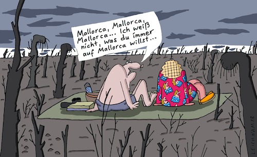 Cartoon: Die Ebene (medium) by Leichnam tagged ebene,mallorca,urlaub,unverständnis,düsternis,einöde,verderben,ende,der,welt,karg,leichnam,leichnamcartoon