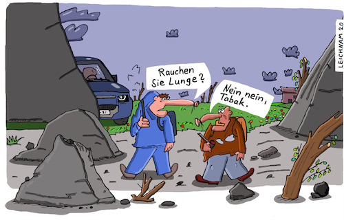 Cartoon: Felslandschaft (medium) by Leichnam tagged felslandschaft,felsen,tabak,tabakspfeife,lunge,rauchen,raucher,rauchgewohnheiten,wanderung,leichnam,leichnamcartoon
