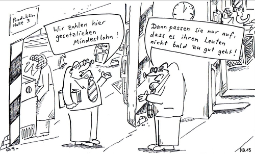 Cartoon: Halle 3 (medium) by Leichnam tagged gehen,gut,zu,finanzen,geld,geschäft,maloche,worker,arbeiter,leute,mindestlohn,gesetzlicher,zahlung,halle