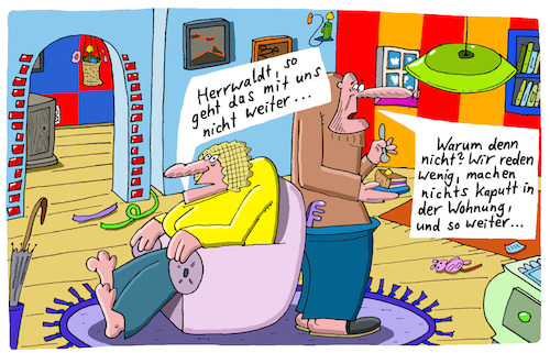 Cartoon: Herrwaldt (medium) by Leichnam tagged herrwaldt,ehe,leichnam,leichnamcartoon