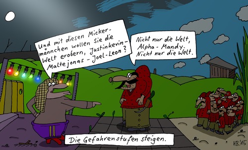 Cartoon: MM (medium) by Leichnam tagged mm,mickermännchen,welt,erobern,justin,kevin,leon,mandy,nicht,nur,gefahr,steigend