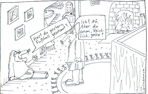 Cartoon: Nö. (medium) by Leichnam tagged nö,fußball,tv,sportsendung,reichlich,fußlos,abnutzung,leichnam,leichnamcartoon