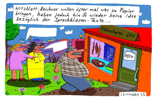 Cartoon: Ott (medium) by Leichnam tagged ott,fleischer,fleischerei,zeichner,witzblatt,texte,ideen,leichnamcartoon